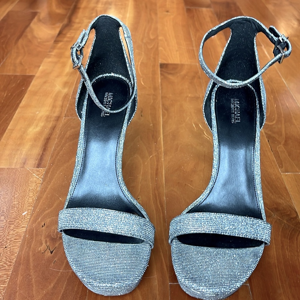 Sparkles and heels. 👠 These are comfy high heels.